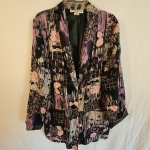 Dress Barn xl blazer abstract print